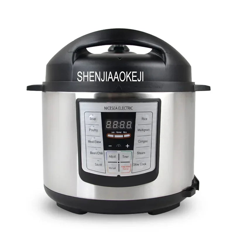 Purilite Select 5L Electric Pressure Cooker 110V–220V Intelligent Double Inner Pot Rice Cooker with LCD Display for 5–6 People - PuriLite