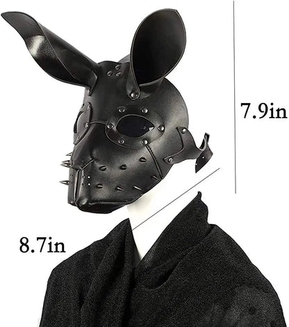 Purilite Select Leather Cat Half Face Mask – Sexy Cosplay for Women, Masquerade & Halloween Costume Accessory