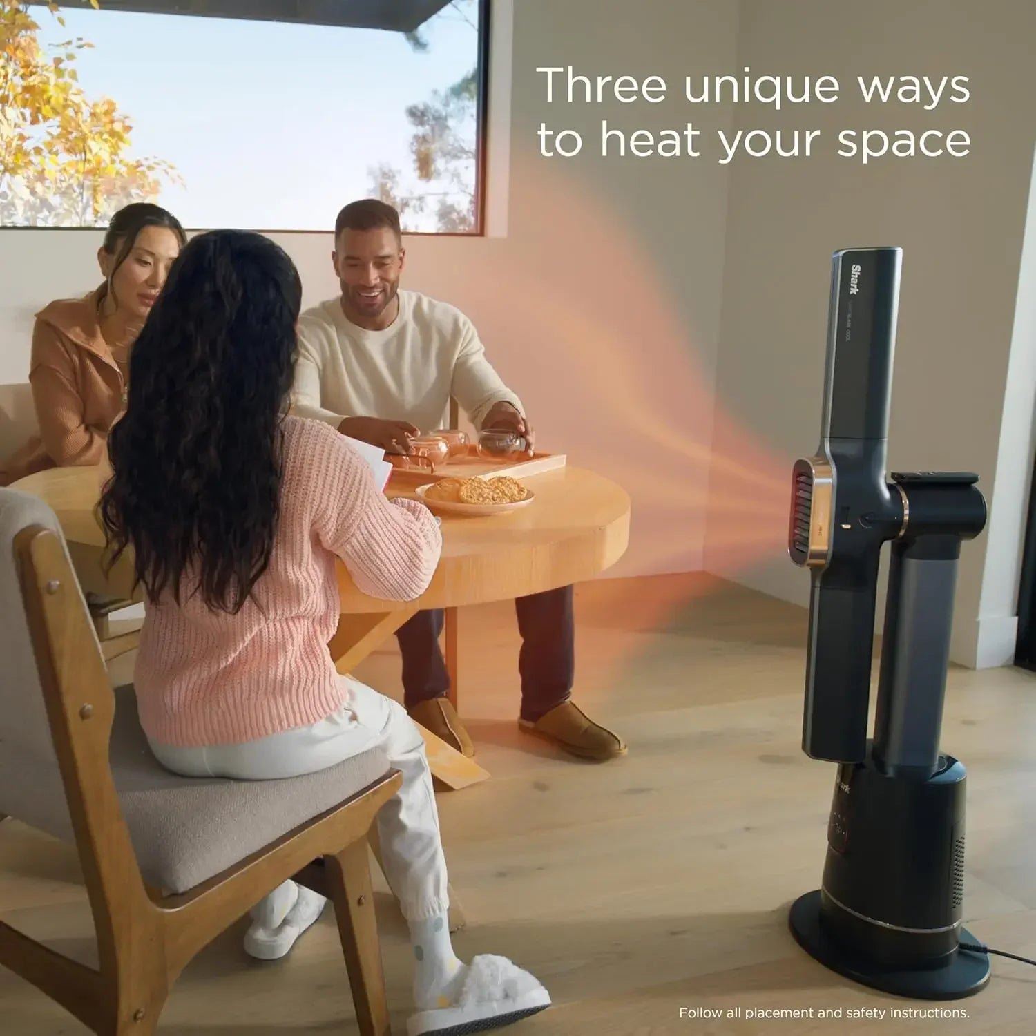 Purilite Select 2-in-1 Bladeless Tower Fan and Space Heater – Cool & Heat Indoor Air Comfort System for Year-Round Use - PuriLite