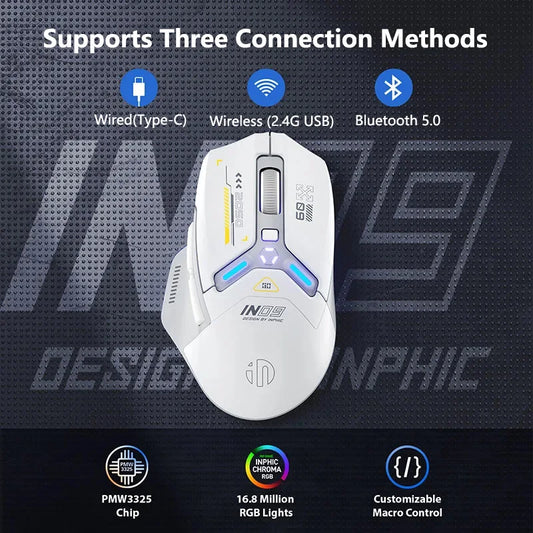 🎮 Purilite Select – IN9 Wireless Gaming Mouse