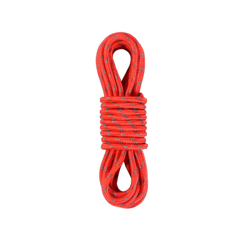 Purilite Select Reflective Paracord Rope | 5M x 5mm Heavy-Duty Camping Tent Guy Line for Tarp, Canopy, Hiking, Survival, Outdoor Emergency and Utility Use
