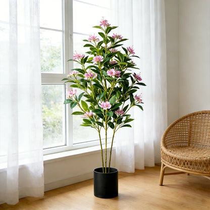 Purilite Select 120CM Artificial Ficus Tree – Large Faux Tropical Banyan Plant for Indoor Home, Office, and Shop Floor Decor - PuriLite