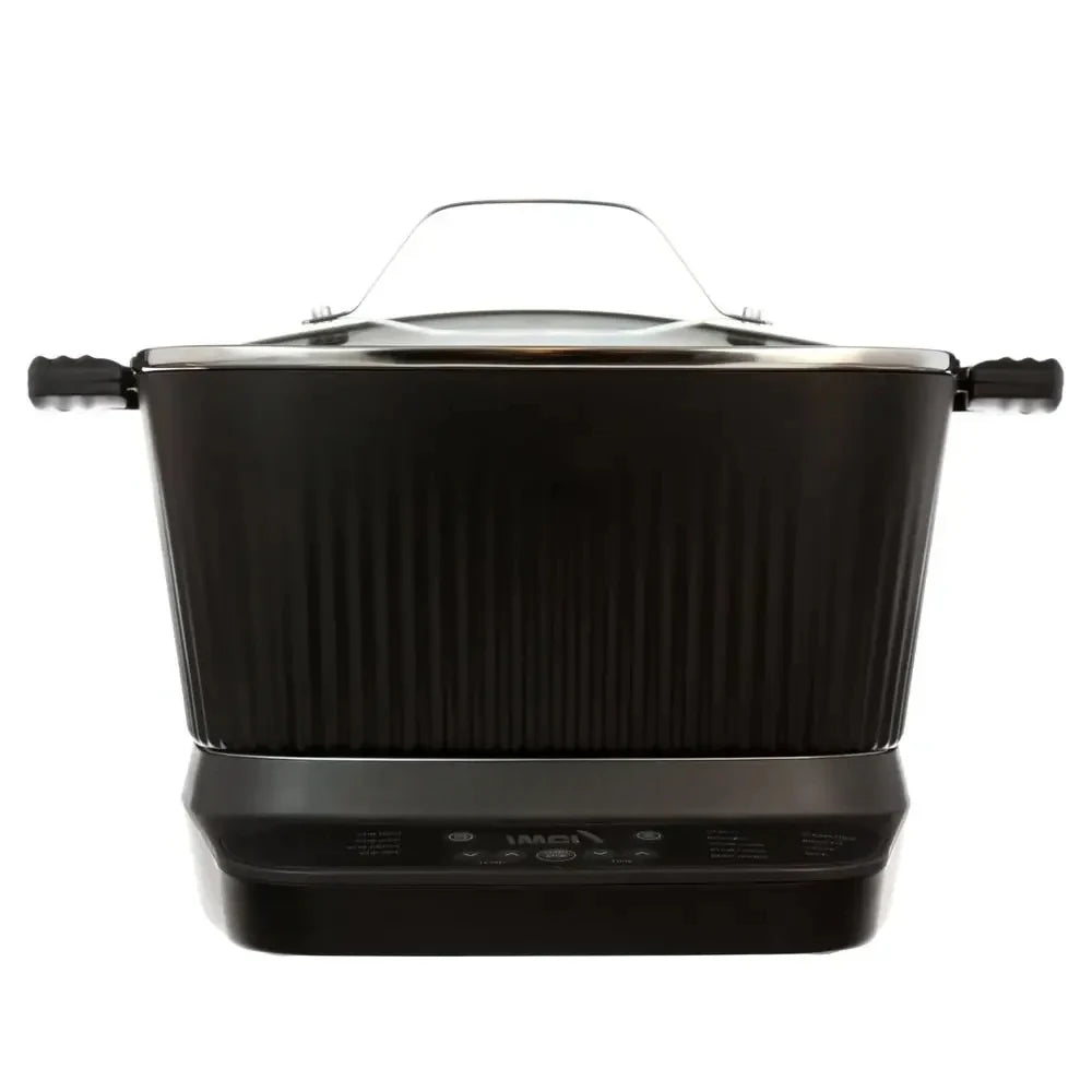 Purilite Select Family Multi-Cooker with Auto Stir & Shred Paddle – 7.5 Qt Non-Stick Ceramic Pot, 9 Presets, Dishwasher Safe, 1000W Smart Cooking System - PuriLite