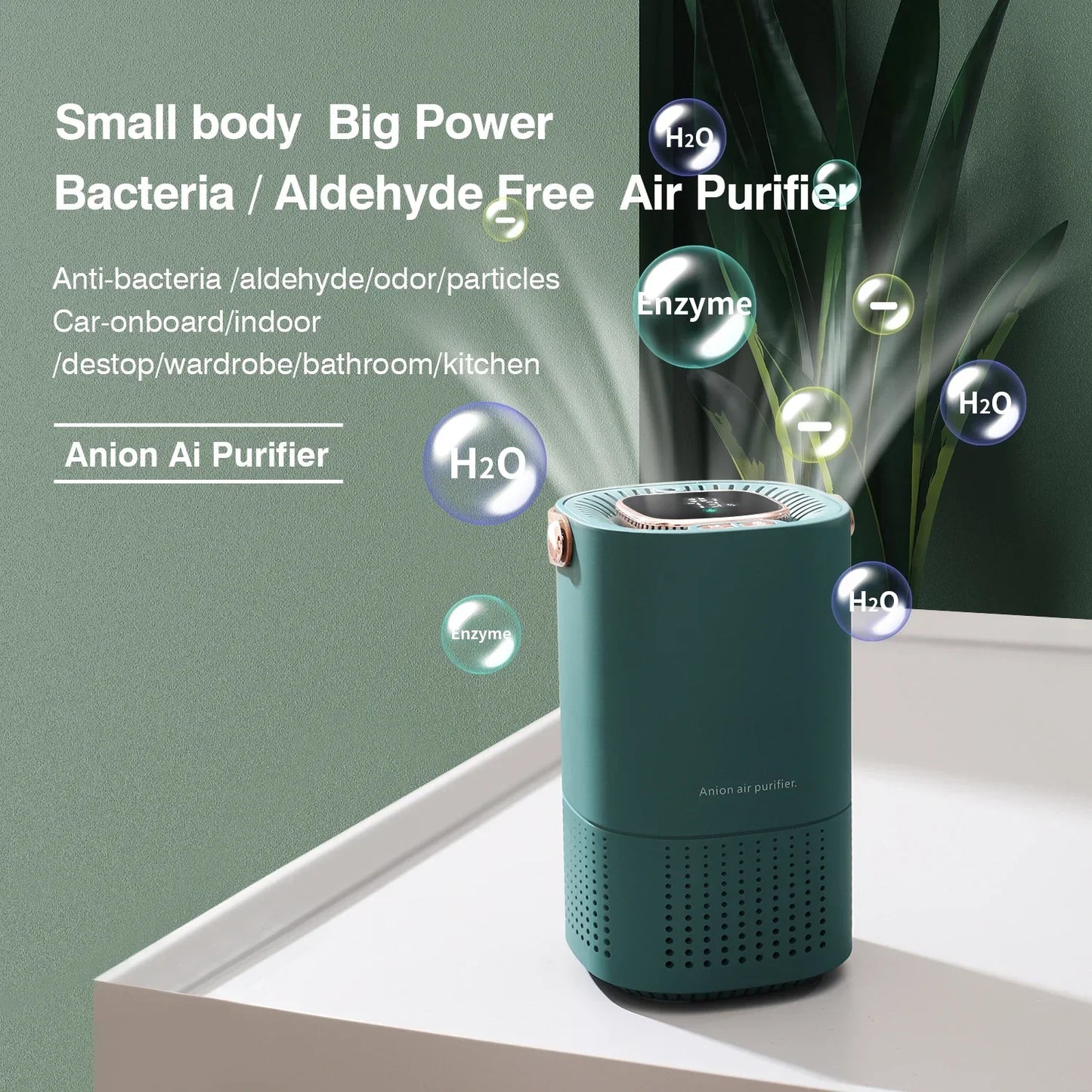 Purilite Select – Portable Rechargeable Air Purifier with Aromatherapy