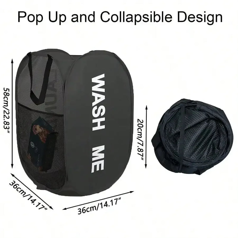 Purilite Select Portable Mesh Pop-Up Laundry Hamper