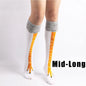 Purilite Select Funny Cartoon Chicken Leg Thigh High Socks | Stretchy Novelty Cosplay Socks for Women EU 38-43