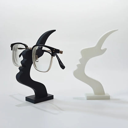 Purilite Select Unique Curved Eyeglass Holder Stand – Secure & Artistic Storage Solution for Desk or Nightstand