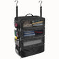 Purilite Select Hanging Suitcase Organizer, High-Capacity Collapsible Travel Packing Cube with Shelves for Clothes, Toiletries & Luggage Storage