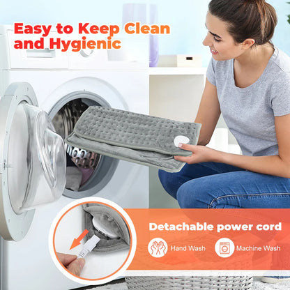 Electric Foot Warmer Heater Constant Temperature Heating Pad Soft Micro plush Washable Winter Warm Foot Home Bedroom Feet Warmer