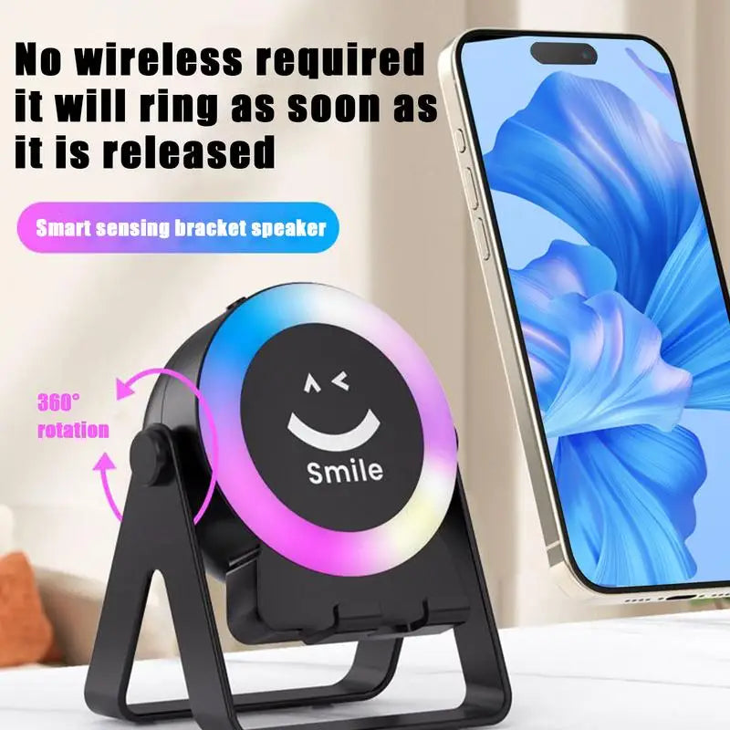 Purilite Select – Smart Wireless Travel Speaker with Phone Holder &amp