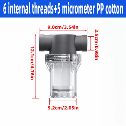 Purilite Select™ Universal PP Cotton Shower Filter – Cleaner Water for Better Skin &amp; Hair