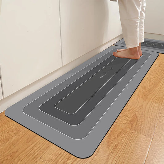 Purilite Select Waterproof Anti-Skid Kitchen Floor Mat – 50x160cm Durable Household Door Mat for Home & Indoor Use - PuriLite