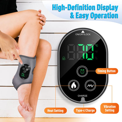 Purilite Select RevitaWrap™ 3-in-1 Heated Ankle, Calf & Foot Massager – Vibration Therapy, 6-Level Heat & Muscle Recovery in One Smart Wrap