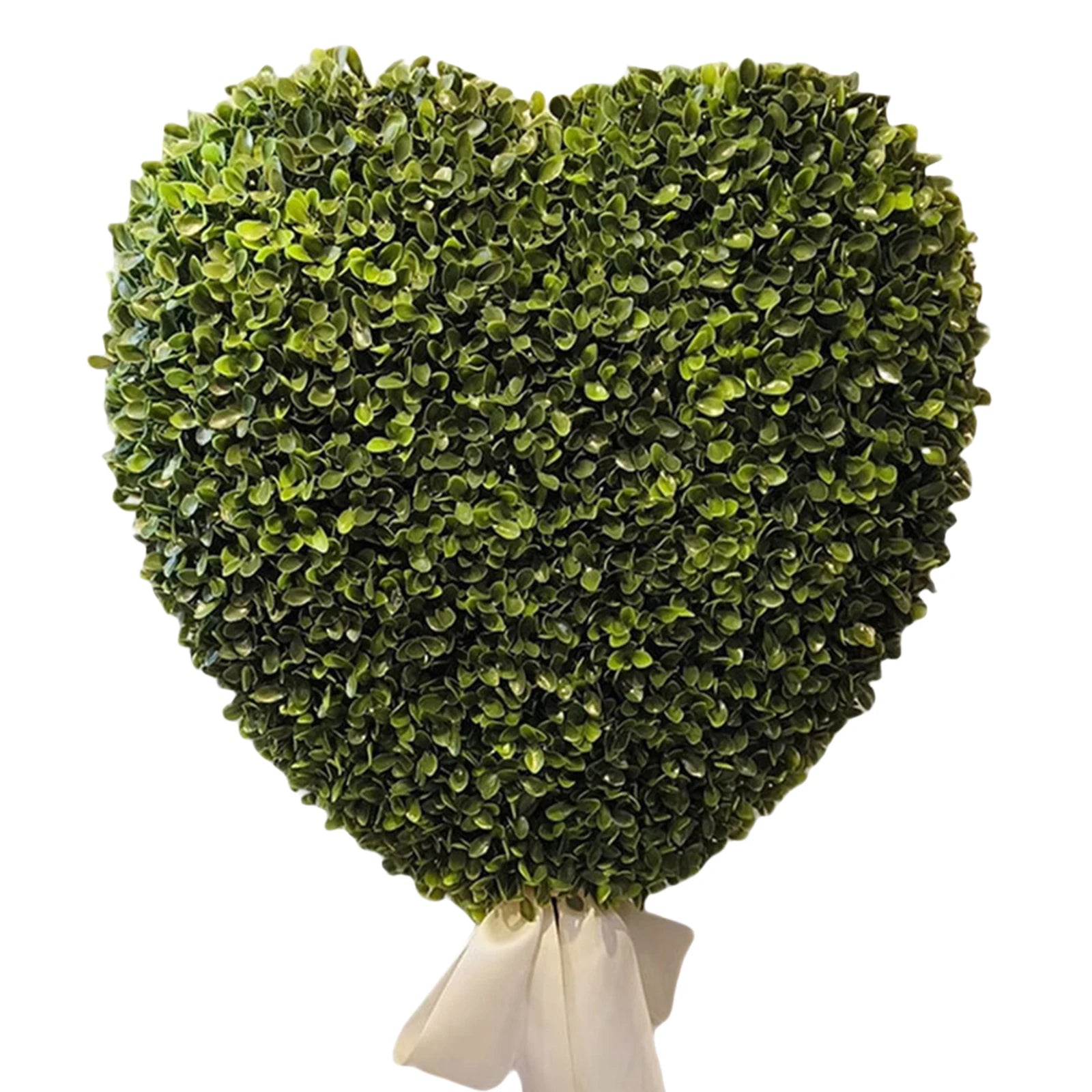 Purilite Select 29 Inch Heart Shaped Faux Boxwood Topiary Tree with Pot – Romantic Artificial Greenery Plant for Wedding, Valentine’s Day, Anniversary and Home Garden Décor - PuriLite