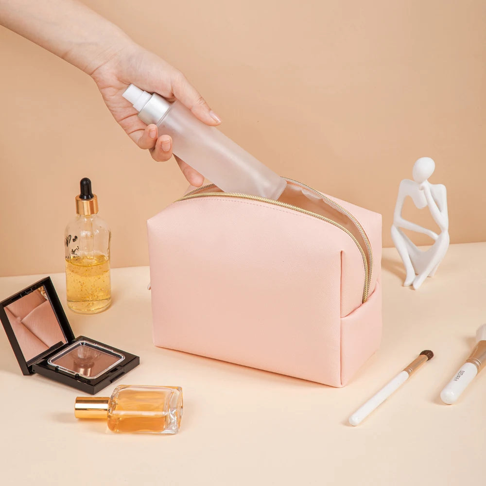Purilite Select PU Leather Travel Cosmetic Bag