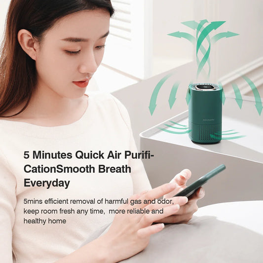 Purilite Select – Portable Rechargeable Air Purifier with Aromatherapy