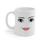 Game Inspired man Face Mug Funny Men or Woman Faces Coffee Mug Cute Gamer Birthday Gift Back To School Mug