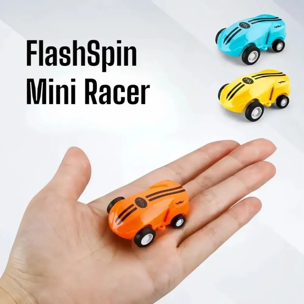 Purilite Select Small Pocket 360° Rotation Stunt Racing Car Mini High-Speed Kids Toy with Lights