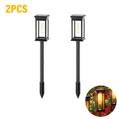 Purilite Select Solar Garden Pathway Lights Outdoor Waterproof Landscape Lawn Lights with Automatic On/Off