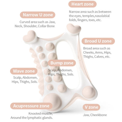 Purilite Select Ceramic Gua Sha Scraper & Face Massager