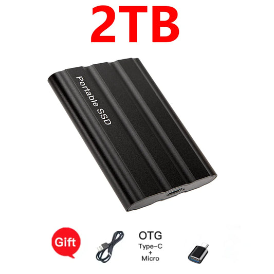 Purilite Select Portable External SSD USB 3.1 Type-C High-Speed Solid State Drive for Laptop, PC, Mac & Mobile Devices