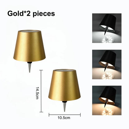 AITHEA Wireless LED Wine Bottle Light Rechargeable Vases Table Lamp Touch Switch Night Light for Cafe Bar Club Restaurant Decor