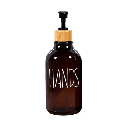 Purilite Select – 500ml Amber Plastic Soap Dispenser with Pump