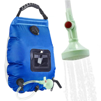 Purilite Select Solar Shower Bag 20L | Portable Outdoor Solar Heated Camping Shower