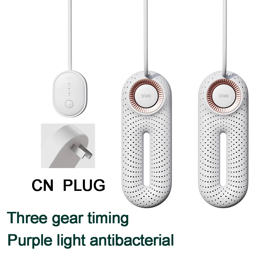 Purilite Select | Portable Electric Shoe Dryer with Timer & Constant Temperature Drying