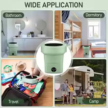 Purilite Select 15L Portable Foldable Washing Machine with Dehydration Basket