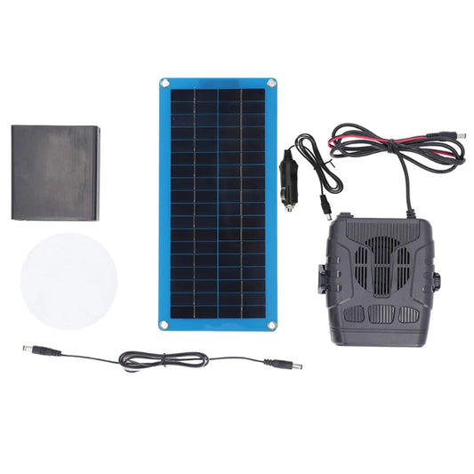Purilite Select 30W DC 12V Solar-Powered Windshield Defogger & Car Heater – Portable Winter Defroster with Battery Storage Option