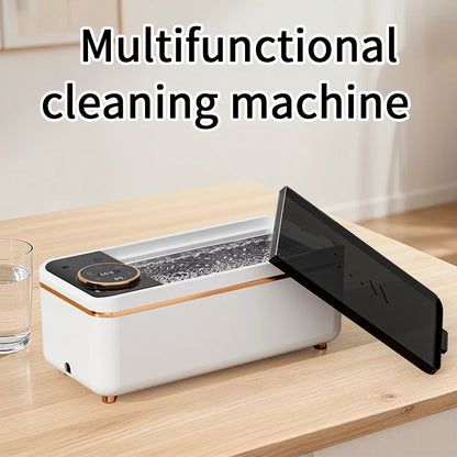 Purilite Select 45KHz Ultrasonic Cleaner, Multifunctional Deep Cleaning Machine for Glasses, Jewelry, Dentures, Makeup Brushes & Small Accessories