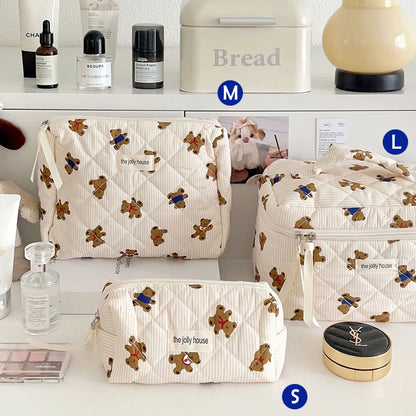 Purilite Select Quilted Cotton Makeup Bag