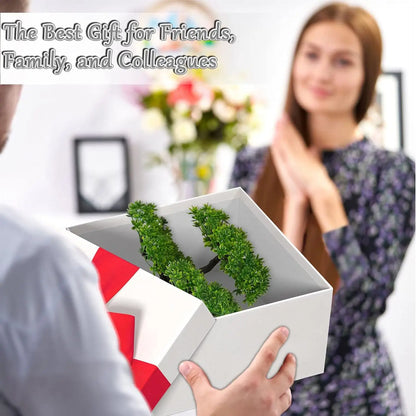 1Pcs Green Artificial Plants Bonsai Plastic Tree Fake Flower for Home Bedroom Decor Table Garden Decoration Outdoor Ornament - PuriLite