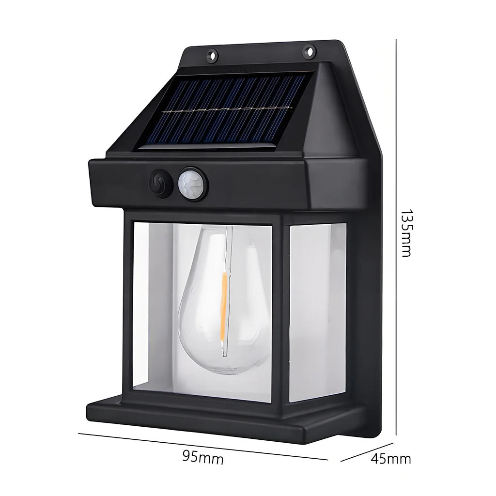 Solar Outdoor Waterproof LED Wall Light Powerful Solar Energy Lamp with Light Sensor for Garden Yard Fence House Decoration - PuriLite