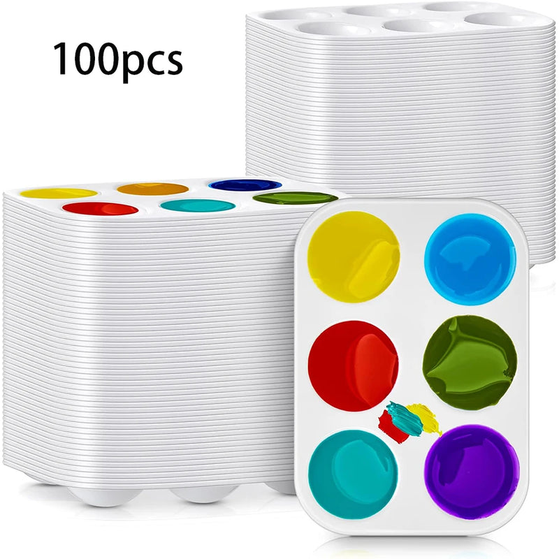 Purilite Select 12-Piece 6-Well Paint Mixing Palette Set
