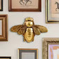 Purilite Select Golden Bee Wall Sculpture – Art Deco Resin Insect Wall Decor | Handcrafted Home & Gallery Decoration