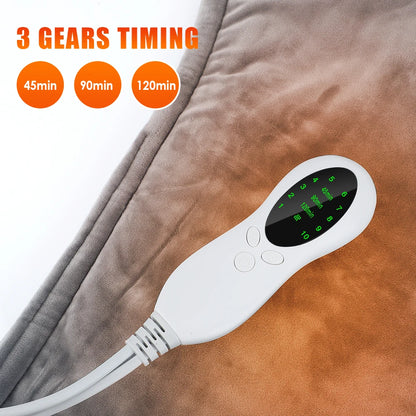 Purilite Select Electric Heating Pad Wrap Vest – Full Back, Neck & Shoulder Heating Shawl for Winter Comfort