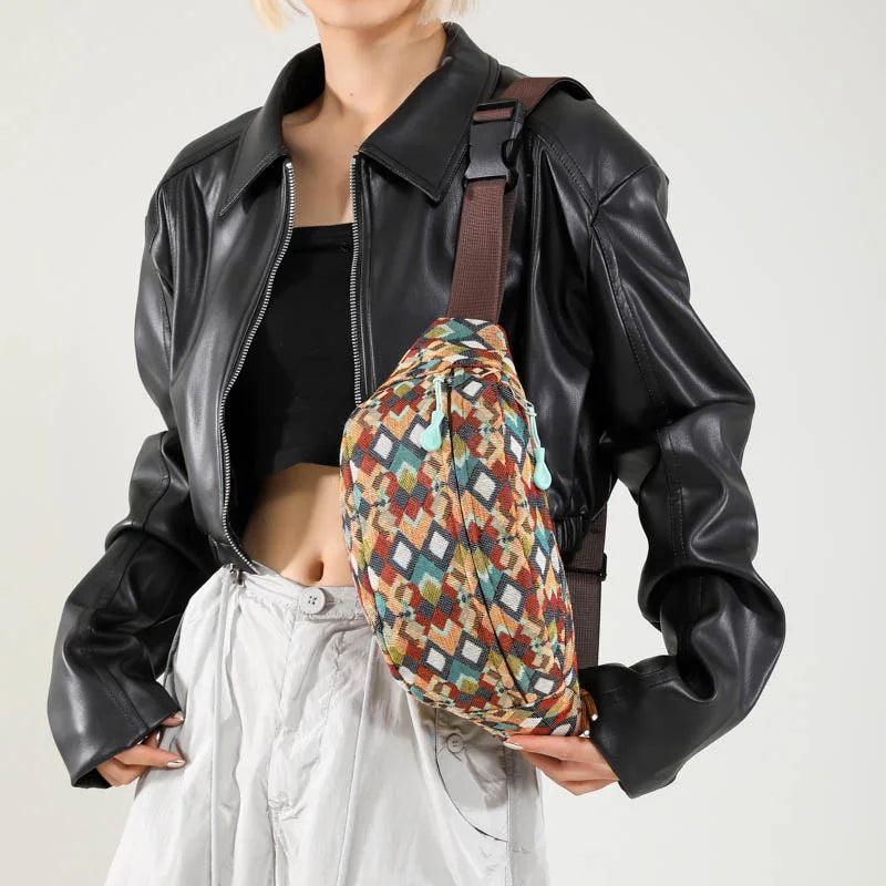 Purilite Select Leopard Print Women Waist Pack