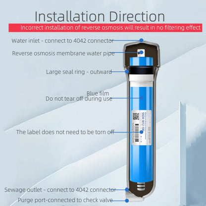 Purilite Select™ RO Membrane Replacement Water Filter – High-Performance Purification for Your Home
