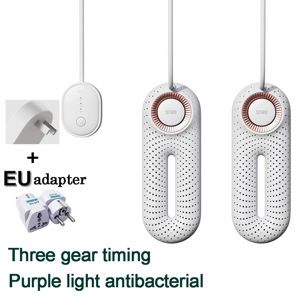 Purilite Select | Portable Electric Shoe Dryer with Timer & Constant Temperature Drying