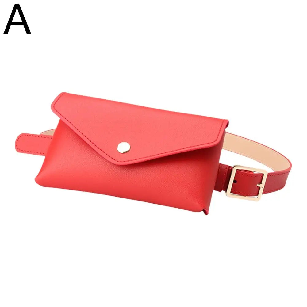 Purilite Women’s PU Leather Waist Bag