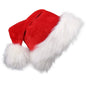 Purilite Select Christmas Santa Hat – Long Plush Red & White Holiday Hat for Adults & Kids | 2025 New Year Festive Party Accessory