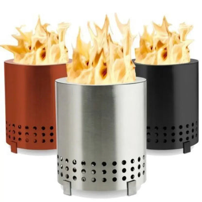 Purilite Select Portable Bonfire Stainless Steel Tabletop Fire Pit – Mini Wood & Pellet Stove for Outdoor & Camping Use