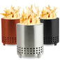 Purilite Select Portable Bonfire Stainless Steel Tabletop Fire Pit – Mini Wood & Pellet Stove for Outdoor & Camping Use