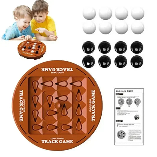 Purilite Select Orbital Chess Board Game Fun Tabletop Strategy Game for Kids Adults Family Party Logic Track Game - PuriLite