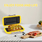 Microwave sandwich breakfast machine, compact design, can make sandwiches, breakfast toast, hot dogs - including recipe books - PuriLite