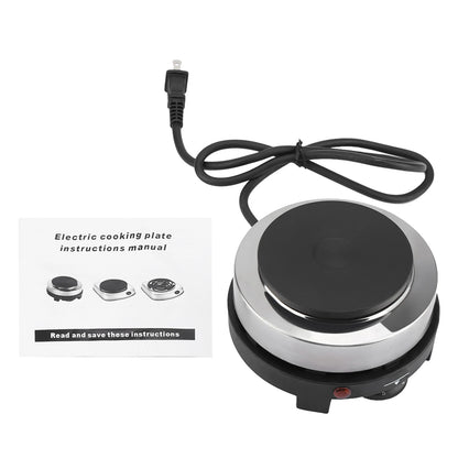 Purilite Select Portable 500W Electric Mini Stove Hot Plate – Compact Multifunction Heater for Home & Travel (110V US Plug)