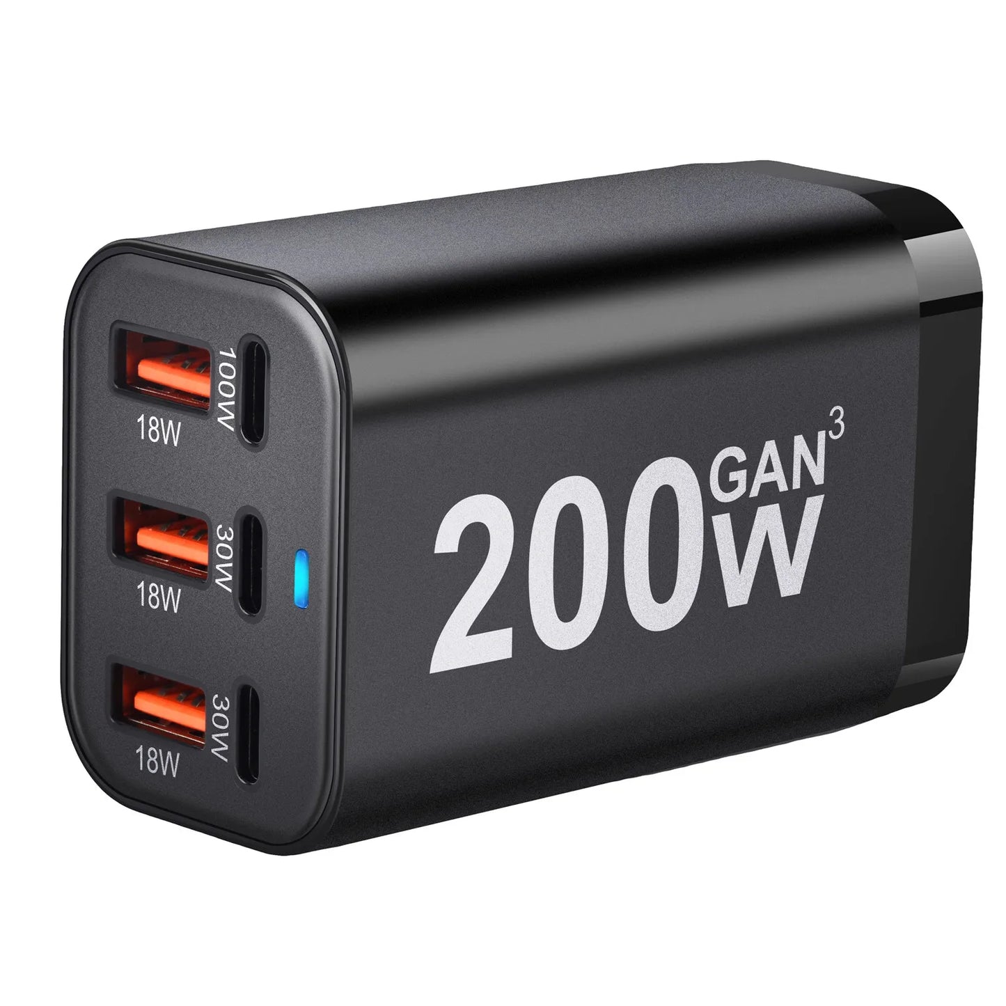 Purilite Select 200W 6-Port GaN USB-C Fast Charger
