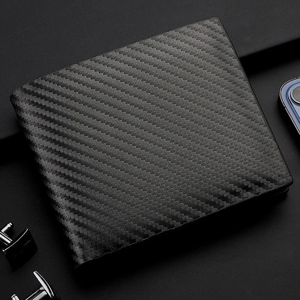 Purilite Select Carbon Fiber Short Wallet for Men